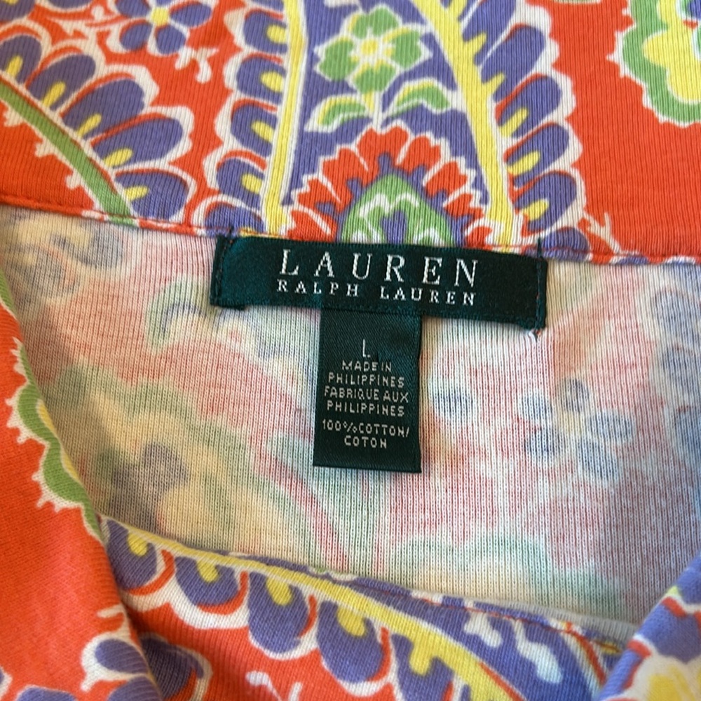 Lauren Ralph Lauren Vibrant Paisley Mini Dress - Picture 9 of 9